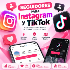 Seguidores para Instagram y TikTok